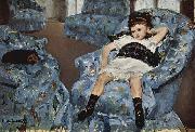 Mary Cassatt Kleines Madchen im blauen Fauteuil Spain oil painting artist
